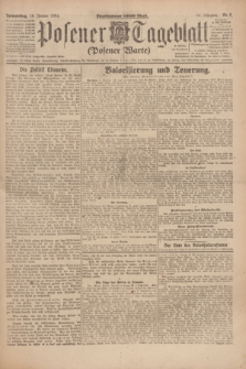 Posener Tageblatt (Posener Warte). Jg.63, Nr. 8 (10 Januar 1924) + dod.