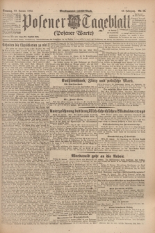 Posener Tageblatt (Posener Warte). Jg.63, Nr. 23 (27 Januar 1924) + dod.