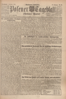 Posener Tageblatt (Posener Warte). Jg.63, Nr. 28 (2 Februar 1924) + dod.