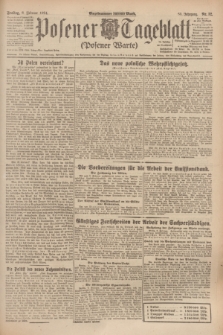 Posener Tageblatt (Posener Warte). Jg.63, Nr. 32 (8 Februar 1924) + dod.