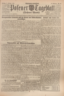 Posener Tageblatt (Posener Warte). Jg.63, Nr. 44 (22 Februar 1924) + dod.