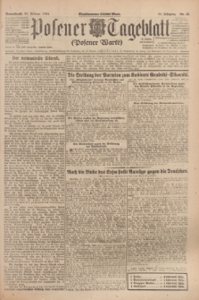 Posener Tageblatt (Posener Warte). Jg.63, Nr. 45 (23 Februar 1924) + dod.