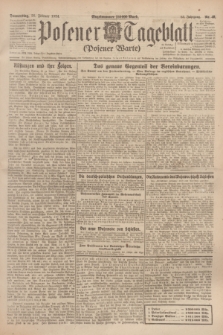 Posener Tageblatt (Posener Warte). Jg.63, Nr. 49 (28 Februar 1924) + dod.