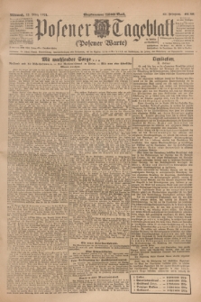 Posener Tageblatt (Posener Warte). Jg.63, Nr. 60 (12 März 1924) + dod.