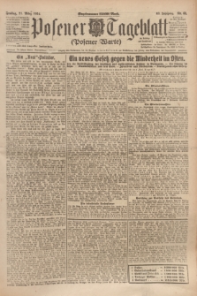 Posener Tageblatt (Posener Warte). Jg.63, Nr. 68 (21 März 1924) + dod.