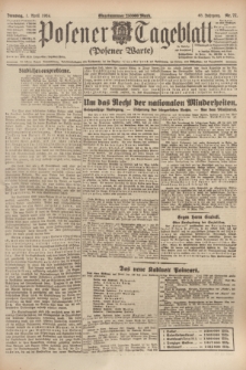 Posener Tageblatt (Posener Warte). Jg.63, Nr. 77 (1 April 1924) + dod.