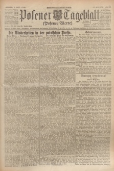 Posener Tageblatt (Posener Warte). Jg.63, Nr. 84 (9 April 1924) + dod.
