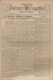 Posener Tageblatt (Posener Warte). Jg.63, Nr. 87 (12 April 1924) + dod.