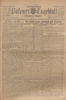 Posener Tageblatt (Posener Warte). Jg.63, Nr. 88 (13 April 1924) + dod.