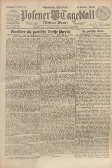 Posener Tageblatt (Posener Warte). Jg.63, Nr. 94 (23 April 1924) + dod.