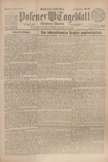Posener Tageblatt (Posener Warte). Jg.63, Nr. 96 (25 April 1924) + dod.