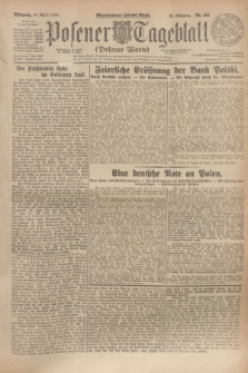 Posener Tageblatt (Posener Warte). Jg.63, Nr. 100 (30 April 1924) + dod.