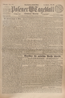 Posener Tageblatt (Posener Warte). Jg.63, Nr. 105 (7 Mai 1924) + dod.