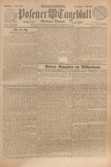 Posener Tageblatt (Posener Warte). Jg.63, Nr. 108 (11 Mai 1924) + dod.