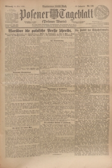 Posener Tageblatt (Posener Warte). Jg.63, Nr. 110 (14 Mai 1924) + dod.