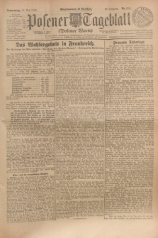 Posener Tageblatt (Posener Warte). Jg.63, Nr. 111 (15 Mai 1924) + dod.
