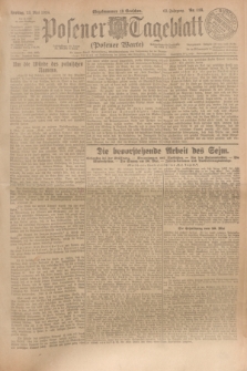 Posener Tageblatt (Posener Warte). Jg.63, Nr. 118 (23 Mai 1924) + dod.