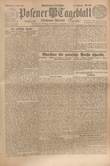 Posener Tageblatt (Posener Warte). Jg.63, Nr. 122 (28 Mai 1924) + dod.