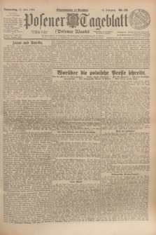 Posener Tageblatt (Posener Warte). Jg.63, Nr. 139 (19 Juni 1924) + dod.
