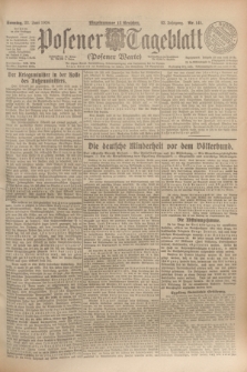 Posener Tageblatt (Posener Warte). Jg.63, Nr. 141 (22 Juni 1924) + dod.