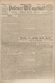 Posener Tageblatt (Posener Warte). Jg.63, Nr. 143 (25 Juni 1924) + dod.