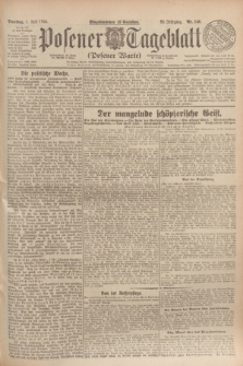 Posener Tageblatt (Posener Warte). Jg.63, Nr. 148 (1 Juli 1924) + dod.