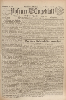 Posener Tageblatt (Posener Warte). Jg.63, Nr. 149 (2 Juli 1924) + dod.