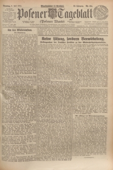 Posener Tageblatt (Posener Warte). Jg.63, Nr. 154 (8 Juli 1924) + dod.