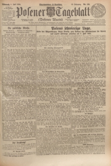Posener Tageblatt (Posener Warte). Jg.63, Nr. 155 (9 Juli 1924) + dod.