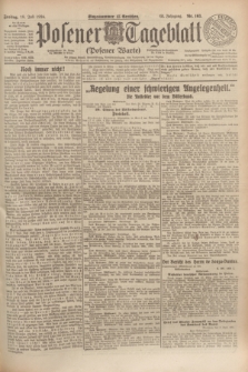 Posener Tageblatt (Posener Warte). Jg.63, Nr. 163 (18 Juli 1924) + dod.