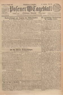 Posener Tageblatt (Posener Warte). Jg.63, Nr. 192 (22 August 1924) + dod.