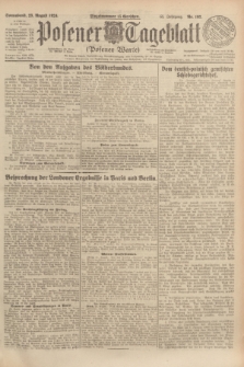 Posener Tageblatt (Posener Warte). Jg.63, Nr. 193 (23 August 1924) + dod.