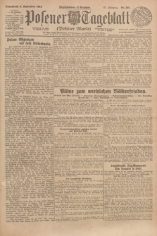 Posener Tageblatt (Posener Warte). Jg.63, Nr. 205 (6 September 1924) + dod.