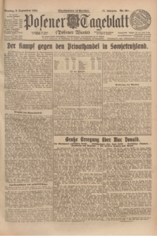 Posener Tageblatt (Posener Warte). Jg.63, Nr. 207 (9 September 1924) + dod.