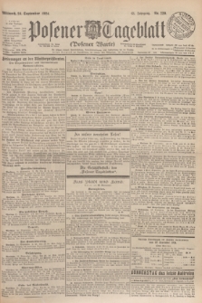 Posener Tageblatt (Posener Warte). Jg.63, Nr. 220 (24 September 1924)