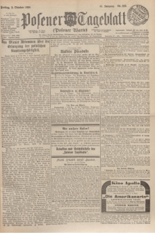 Posener Tageblatt (Posener Warte). Jg.63, Nr. 228 (3 Oktober 1924)