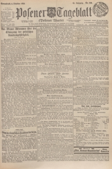 Posener Tageblatt (Posener Warte). Jg.63, Nr. 229 (4 Oktober 1924)