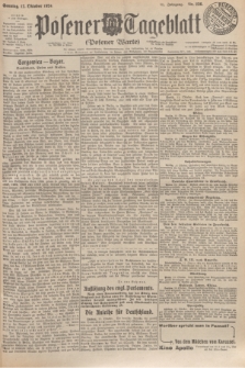 Posener Tageblatt (Posener Warte). Jg.63, Nr. 236 (12 Oktober 1924)
