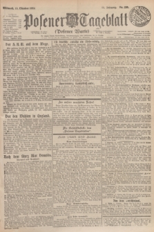 Posener Tageblatt (Posener Warte). Jg.63, Nr. 238 (15 Oktober 1924)