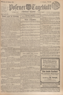 Posener Tageblatt (Posener Warte). Jg.63, Nr. 244 (22 Oktober 1924)