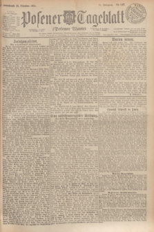 Posener Tageblatt (Posener Warte). Jg.63, Nr. 247 (25 Oktober 1924)