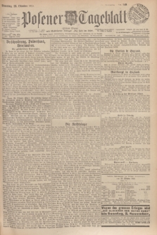 Posener Tageblatt (Posener Warte). Jg.63, Nr. 249 (28 Oktober 1924)