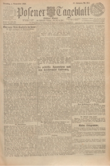 Posener Tageblatt (Posener Warte). Jg.63, Nr. 254 (4 November 1924)