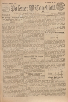 Posener Tageblatt (Posener Warte). Jg.63, Nr. 255 (5 November 1924)