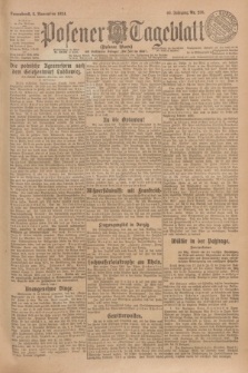 Posener Tageblatt (Posener Warte). Jg.63, Nr. 258 (8 November 1924)