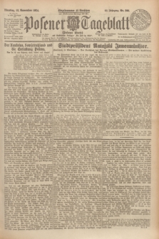 Posener Tageblatt (Posener Warte). Jg.63, Nr. 266 (18 November 1924) + dod.
