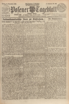 Posener Tageblatt (Posener Warte). Jg.63, Nr. 269 (21 November 1924) + dod.