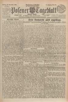 Posener Tageblatt (Posener Warte). Jg.63, Nr. 275 (28 November 1924) + dod.