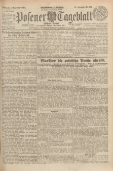 Posener Tageblatt (Posener Warte). Jg.63, Nr. 279 (3 Dezember 1924) + dod.