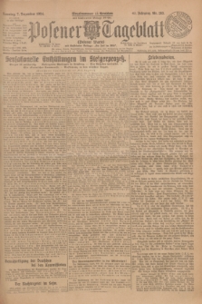 Posener Tageblatt (Posener Warte). Jg.63, Nr. 283 (7 Dezember 1924) + dod.